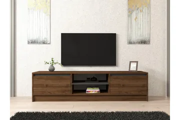 Olca Tv-bänk 180 cm - Valnöt/Antracit - Products - Möbler - TV- & Mediamöbler - TV bänk & mediabänk