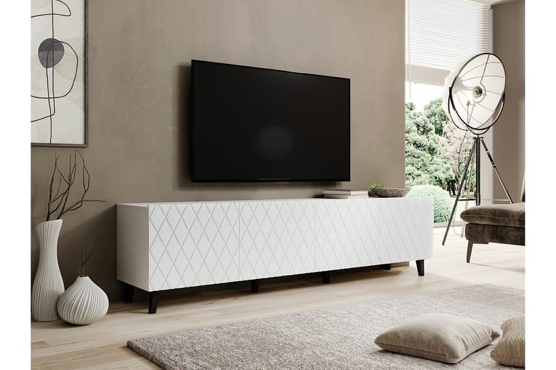 Strontian Tv-skåp 200 cm Scandinavian Choice White - Products - Möbler - TV- & Mediamöbler - TV-skåp