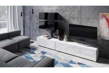 Tessan Tv-möbelset - Svart/Vit - Products - Möbler - TV- & Mediamöbler - TV-möbelset