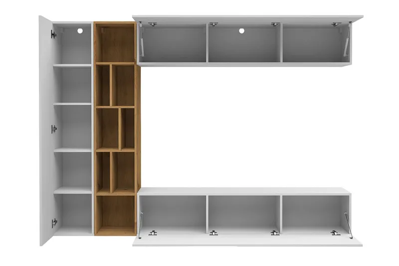 Tv-bänk - Svart|Ek - Products - Möbler - TV- & Mediamöbler - TV bänk & mediabänk