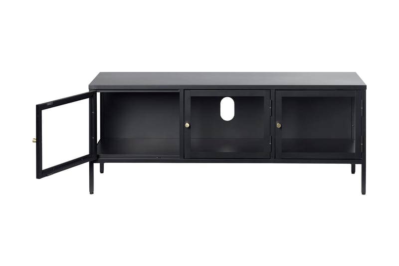 Umbri Tv-bänk 132 cm - Svart - Products - Möbler - TV- & Mediamöbler - TV bänk & mediabänk