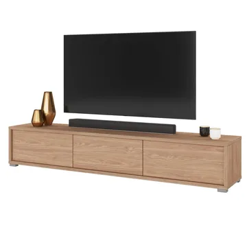 Vägghängd TV-bänk Frida 3 luckor upp - Oljad Ek - Products - Möbler - TV- & Mediam öbler - TV bänk & mediabänk