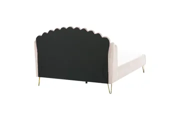 Benicio Sängram 160x200 cm - Beige/Guld - Products - Möbler - Säng - Sängram & sängstomme