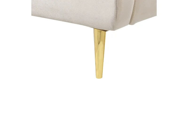 Bernie Sängram 160x200 cm - Beige/Guld - Products - Möbler - Säng - Sängram & sängstomme