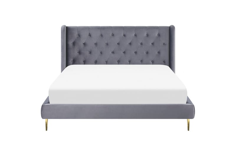Bernie Sängram 180x200 cm - Grå/Guld - Products - Möbler - Säng - Sängram & sängstomme