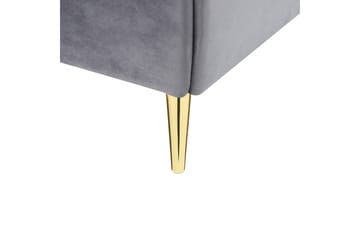 Bernie Sängram 180x200 cm - Grå/Guld - Products - Möbler - Säng - Sängram & sängstomme