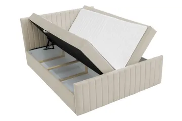 Calrosor Sängpaket Kontinentalsäng med Förvaring 180x200 cm - Blå - Products - Möbler - Säng - Komplett sängpaket