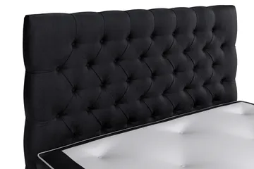 Celine Kontinentalsäng 140x200cm - Svart/Sammet - Products - Möbler - Säng - Kontinentalsäng