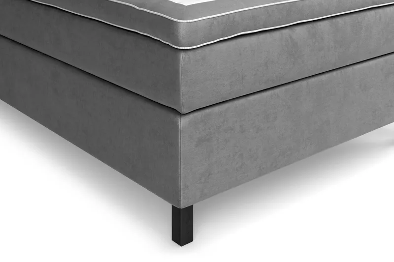 Celine Sängpaket 140x200cm - Grå/Sammet - Products - Möbler - Säng - Kontinentalsäng