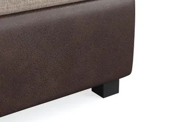 Cuba Sängpaket 160x200 med Två Bruna Två Beiga Kuddar - (+Fler val) Beige/Brun - Products - Möbler - Säng - Kontinentalsäng