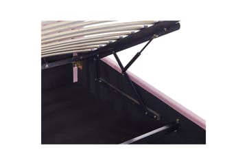 Diantha Sängram 90x200 cm - Rosa - Products - Möbler - Säng - Säng med förvaring