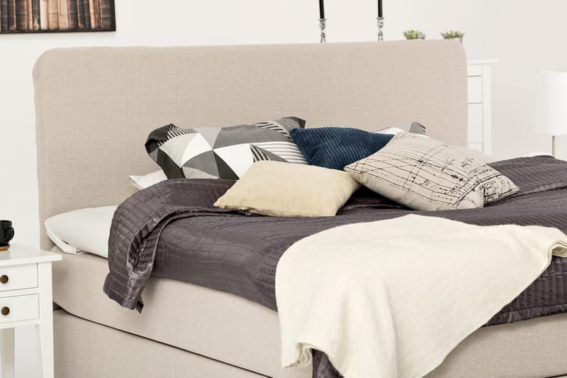 Dolly Kontinentalsäng 160x200 cm - Beige - Products - Möbler - Säng - Kontinentalsäng