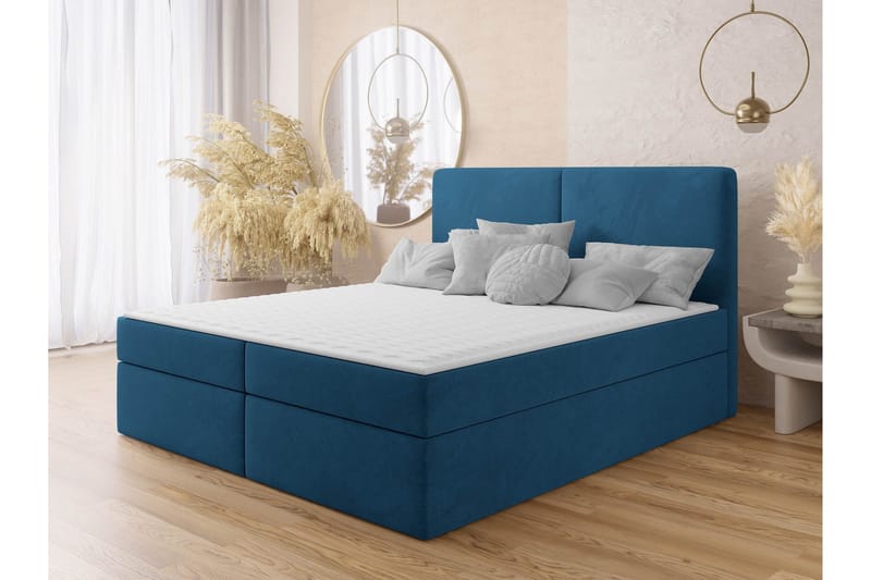 Garris Sängpaket Kontinentalsäng 180x200 cm - Blå - Products - Möbler - Säng - Komplett sängpaket