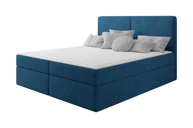 Garris Sängpaket Kontinentalsäng 180x200 cm, Blå