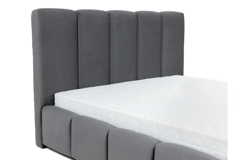 Gioia Förvaringssäng 140x200 cm - Grå - Products - Möbler - Säng - Säng med förvaring