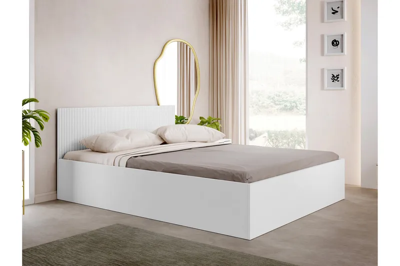 Gudelia Förvaringssäng, Vit