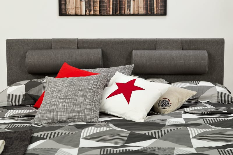 James Kontinentalsäng 180 cm - Grå - Products - Möbler - Säng - Kontinentalsäng