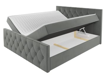 Jitendra Sängpaket Kontinentalsäng 140x200 cm med Förvaring - Svart - Products - Möbler - Säng - Komplett sängpaket