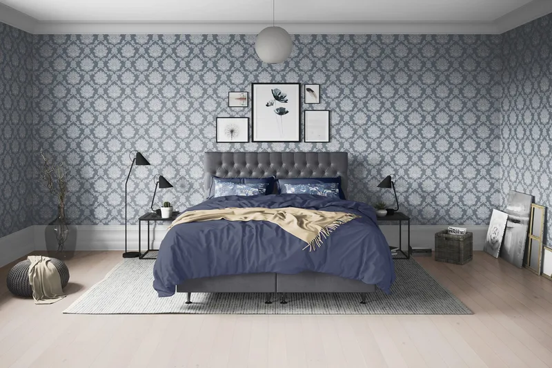 Joluma Sängpaket Fast 180x200 cm - (+Fler val) 180x200 cm Mörkgrå - Products - Möbler - Säng - Kontinentalsäng