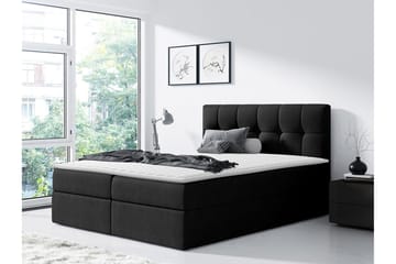 Kramvik Kontinentalsäng 160x200 - Svart - Products - Möbler - Säng - Säng med förvaring