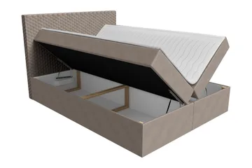 Laargard / Cosmo Sängpaket Kontinentalsäng 200x200 cm - Blå - Products - Möbler - Säng - Komplett sängpaket