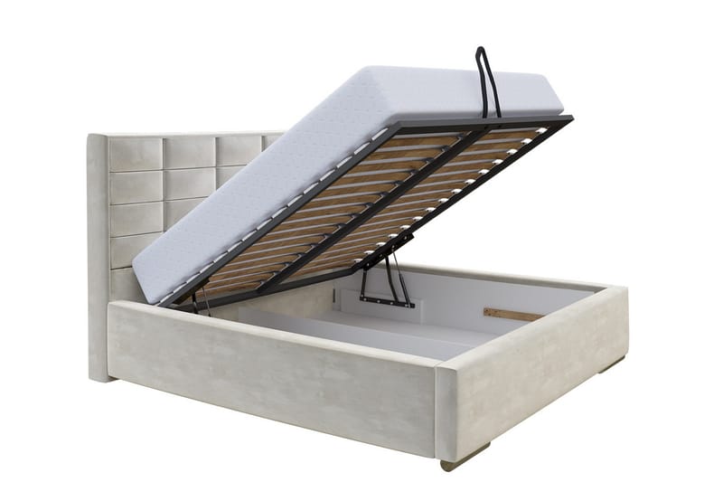 Laargard Kontinentalsäng medFörvaring 200x200 - Rosa - Products - Möbler - Säng - Säng med förvaring