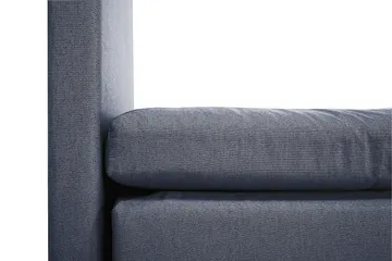 Lucky Komplett Sängpaket 160x200 Latex Slät Sänggavel - Mörkblå - Products - Möbler - Säng - Kontinentalsäng