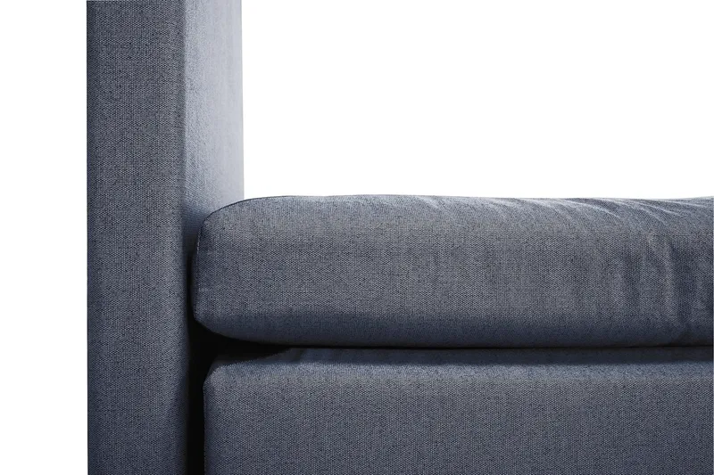 Lucky Komplett Sängpaket 180x200 Memory Slät Sänggavel - Nackkudde Stor Mörkblå - Products - Möbler - Säng - Kontinentalsäng