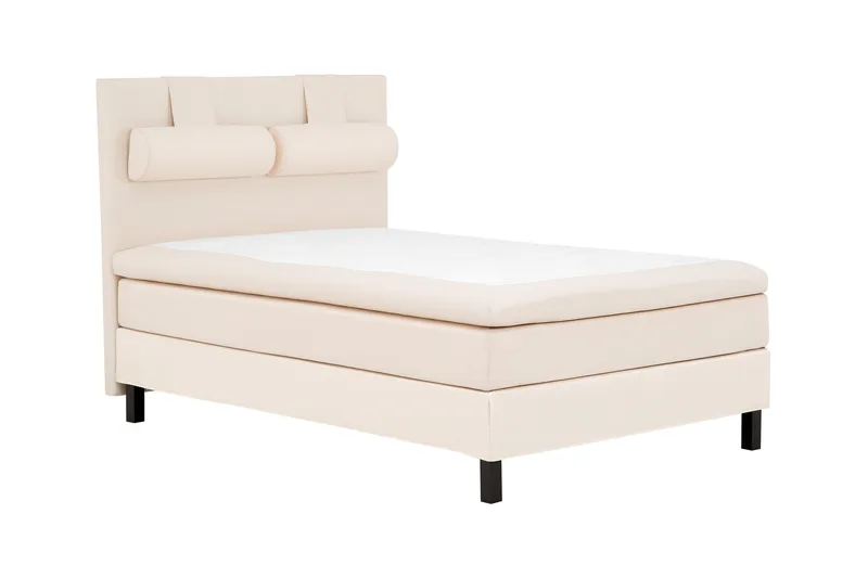 Lucky Kontinentalsäng 120x200Memorymadrass  Beige - Beige - Products - Möbler - Säng - Enkelsäng