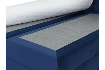 Lyckorna Kontinentalsäng 120x200 cm LED-belysning - Grå - Products - Möbler - Säng - Säng med förvaring