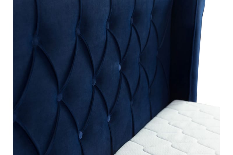 Lyckorna Kontinentalsäng 180x200 cm LED-belysning - Grå - Products - Möbler - Säng - Säng med förvaring