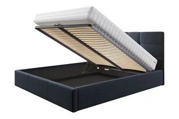 Nieres Förvaringssäng 160x200cm - Grå - Products - Möbler - Säng - Säng med förvaring