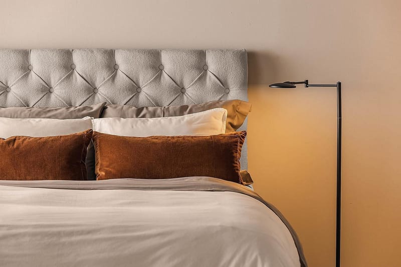 Oslo Lyx Sängpaket Kontinentalsäng 120x200 cm - Grå - Products - Möbler - Säng - Kontinentalsäng