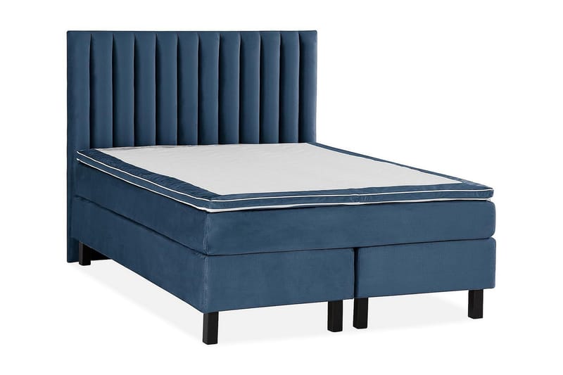Princess Kontinentalsäng 120x200cm - Mörkblå/Sammet - Products - Möbler - Säng - Enkelsäng