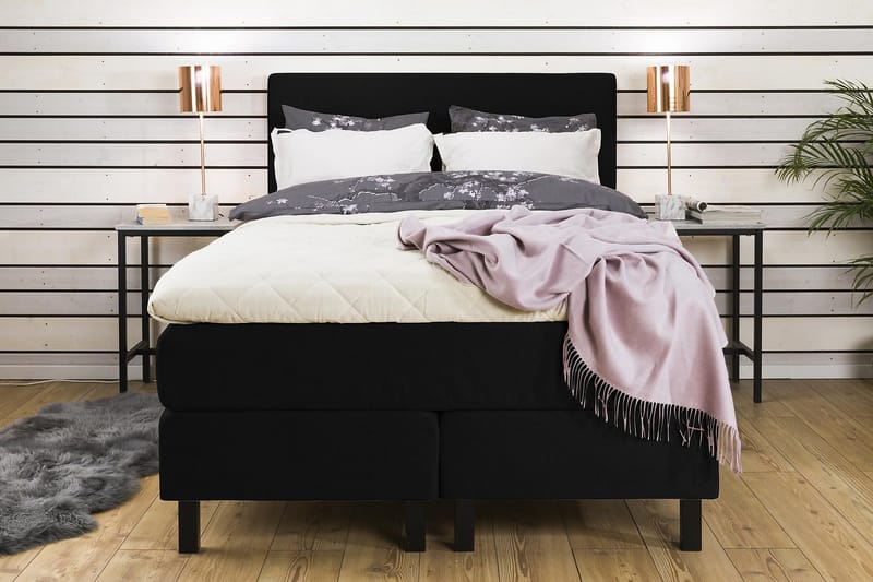 Princess Kontinentalsäng 120x200cm - Svart - Products - Möbler - Säng - Enkelsäng