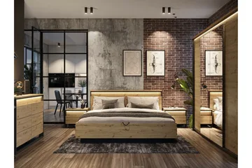 Rathmore Sängram 160x200 cm - Svart - Products - Möbler - Säng - Sängram & sängstomme