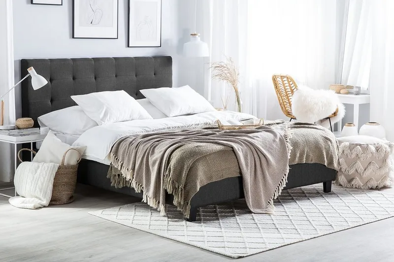 Rochelle Dubbelsäng 180|200 cm - Grå - Products - Möbler - Säng - Dubbelsäng