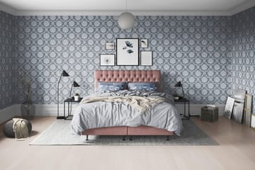 Joluma Sänggavel 140 Knappar - Mörkrosa - Products - Möbler - Säng - Sängtillbehör & sänggavel - Sänggavel