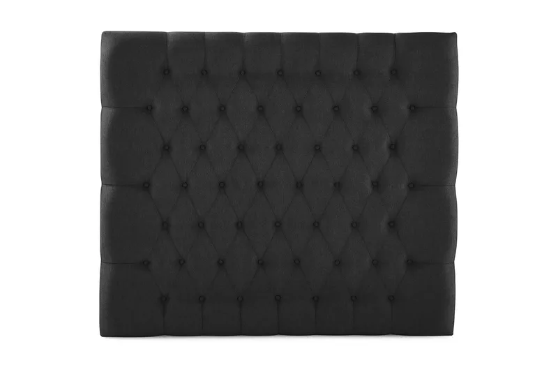 Lucky Diamant Sänggavel 120 cm, Svart/Grå