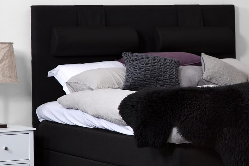 Meja Sänggavel 180x120 - Svart - Products - Möbler - Säng - Sängtillbehör & sänggavel - Sänggavel