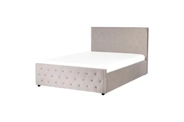 Saleux Sängram 140x200 cm - Taupe - Products - Möbler - Säng - Säng med förvaring