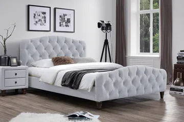 Sandra Säng Ljus Beige - Products - Möbler - Säng - Sängram & sängstomme