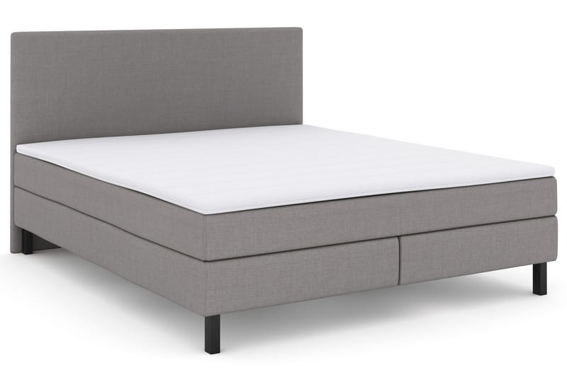 Select No 2 Komplett Sängpaket 180x200 - Ljusgrå/Svart - Products - Möbler - Säng - Kontinentalsäng