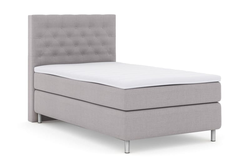 Select No 3 Komplett Sängpaket 120x200 Medium - Ljusgrå/Metall - Products - Möbler - Säng - Enkelsäng