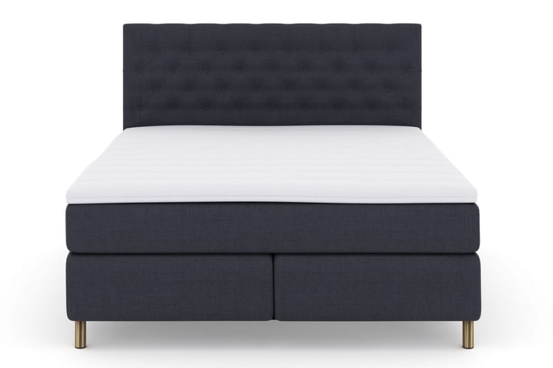 Select No 3 Kontinentalsäng 210x210 Fast/Medium, Blå/Koppar