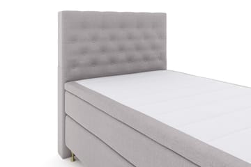 Select No 4 Komplett Sängpaket 120x200 Fast - Ljusgrå/Guld - Products - Möbler - Säng - Enkelsäng