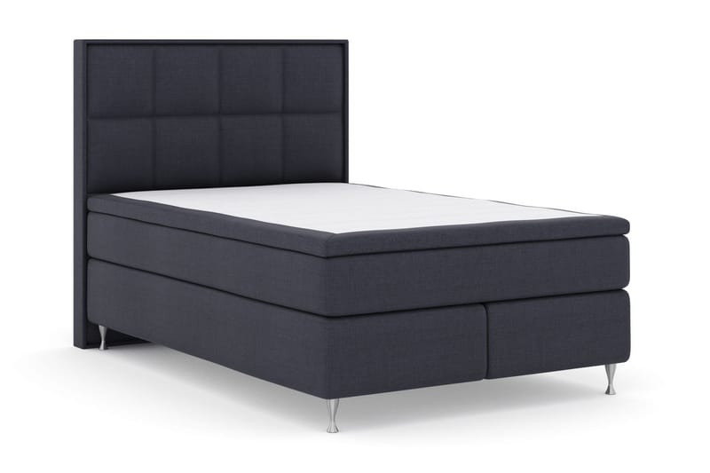 Select No 4 Komplett Sängpaket 140x200 Fast/Medium - Blå/Silver - Products - Möbler - Säng - Kontinentalsäng