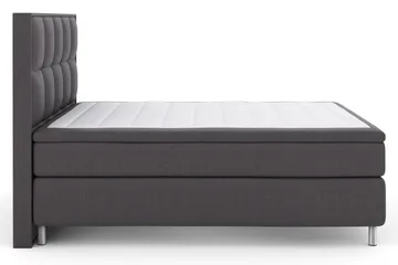 Select No 4 Komplett Sängpaket 180x200 Fast, Mörkgrå/Metall