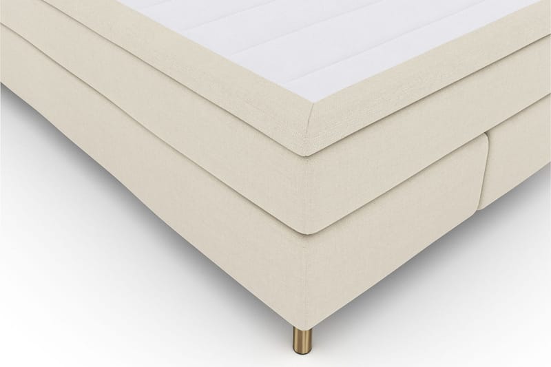 Select No 4 Kontinentalsäng 160x200 Fast/Medium - Beige/Koppar - Products - Möbler - Säng - Kontinentalsäng