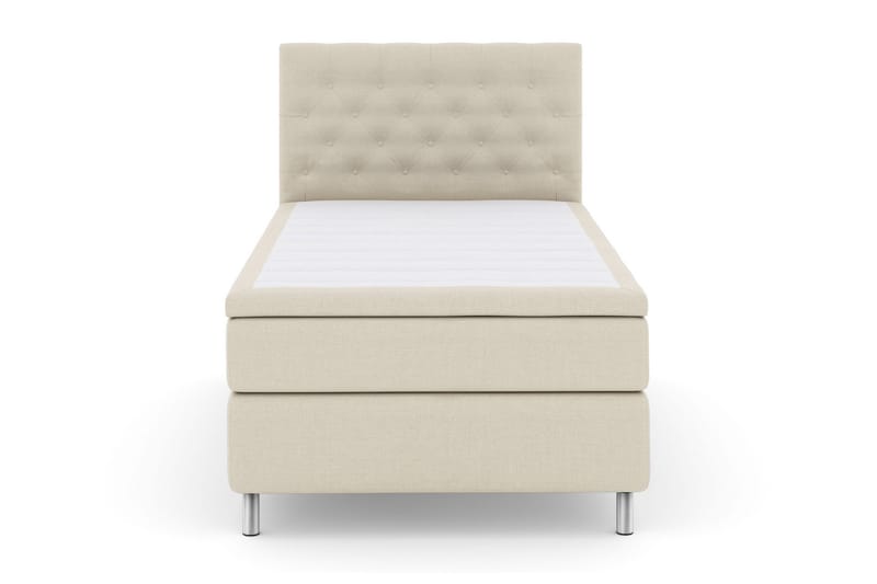 Select No 5 Komplett Sängpaket 120x200 Fast Latex, Beige/Metall